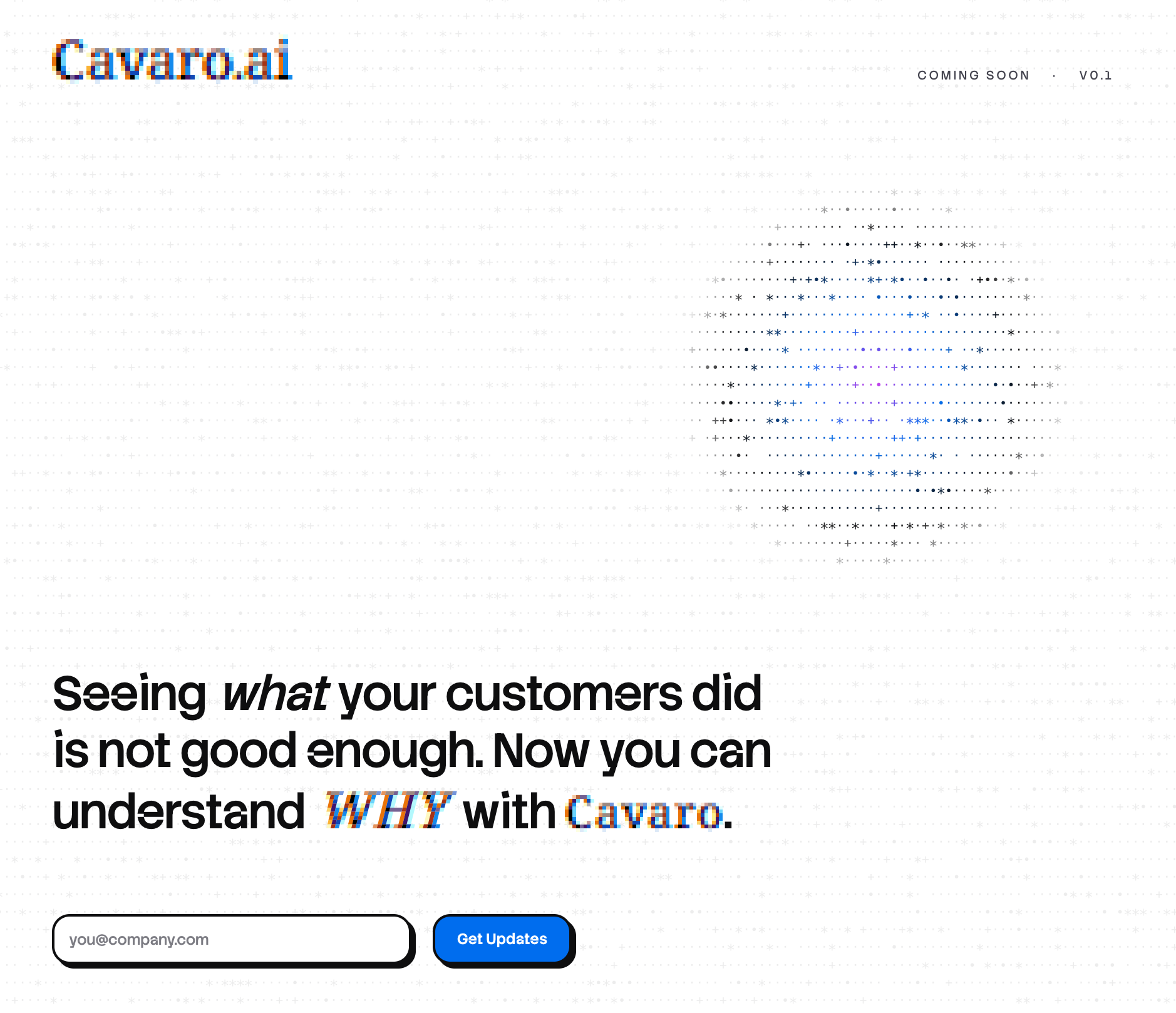 Cavaro.ai landing
